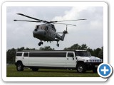 cheap hummer white hummer being photo bombed by a lynx helicopter what a day was had by all